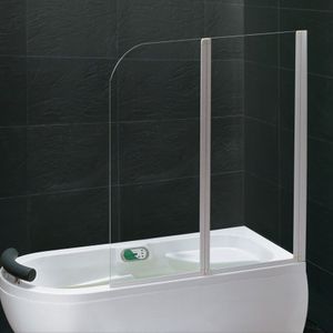 mampara de bañera plegable