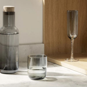vaso de vidrio soplado