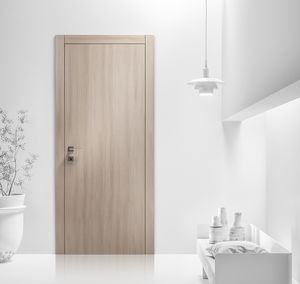 puerta de interior / abatible / de madera / de material laminado