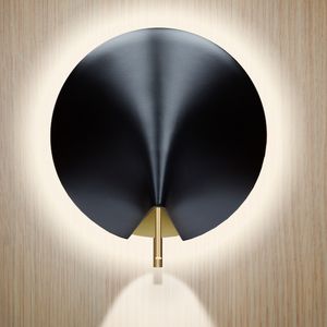 aplique contemporáneo / de metal / LED / redondo