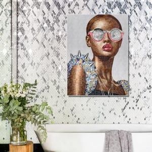 panel decorativo en mosaico