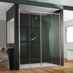 cabina de ducha de vidrio