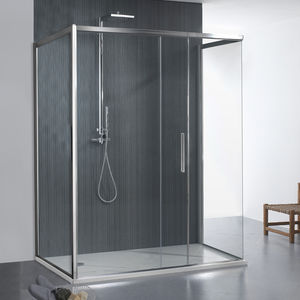 cabina de ducha de vidrio