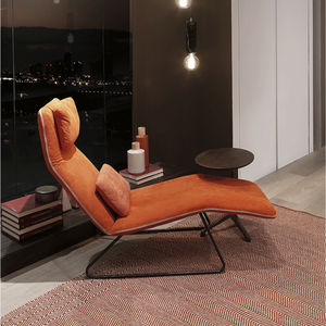 chaise longue contemporánea / de tejido