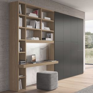 biblioteca de pared