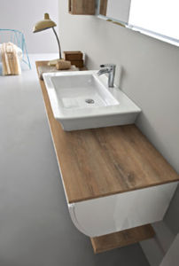 mueble de lavabo de pared