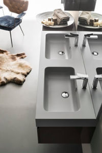 mueble de lavabo doble