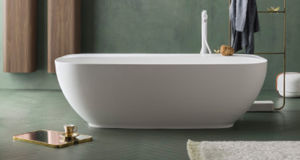 bañera ovalada