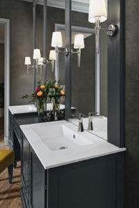 mueble de lavabo doble