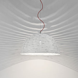 lámpara suspendida / de diseño original / de metal / de interior