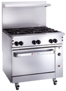 cocina con horno de gas