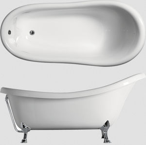 bañera ovalada
