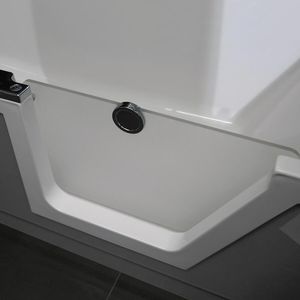 mampara de bañera fija