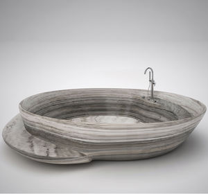 bañera ovalada
