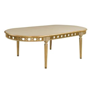 mesa de comedor de estilo Luis XVI