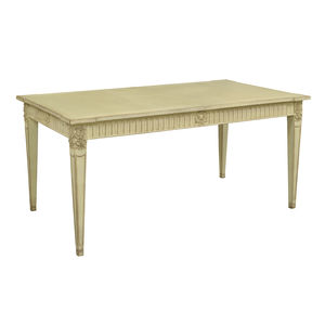 mesa de comedor de estilo Luis XVI / de madera / rectangular / redonda