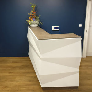 mostrador de recepción modular