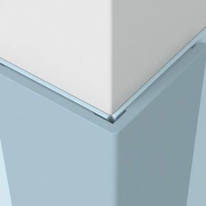perfil de acabado aluminio