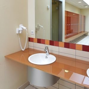 encimera de lavabo de vidrio