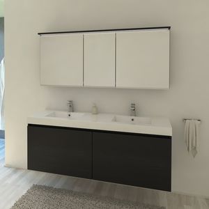 mueble de lavabo doble