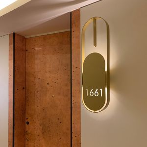 placa de señalización para puerta