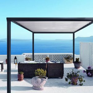 pérgola adosada