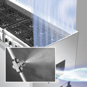 cortina de aire empotrable