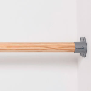 soporte de pared para barra de ballet