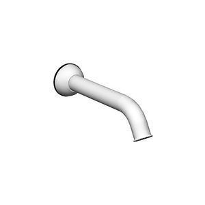 caño para bañera de metal cromado