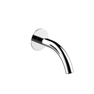 caño para lavabo de metal cromado