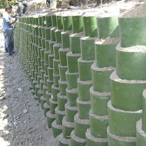 muro de contención de hormigón