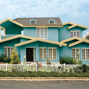 pintura decorativa / para muro / de exterior / acrílica