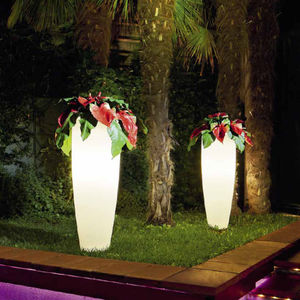 maceta de jardín de plástico