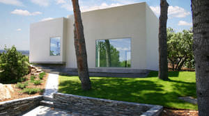 casa individual / contemporánea / de hormigón / de 2 plantas