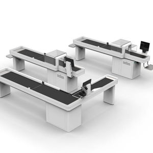 caja de salida en L