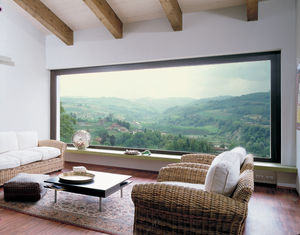 ventana de madera