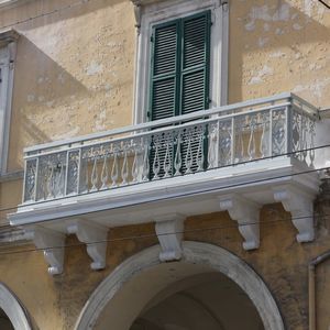 balaustrada de hierro fundido