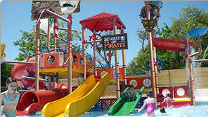 estación de juego para parque acuático