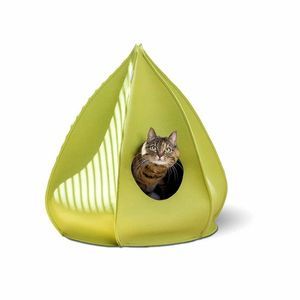 caseta para gato de fieltro