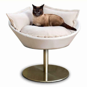 cama para gatos de cuero