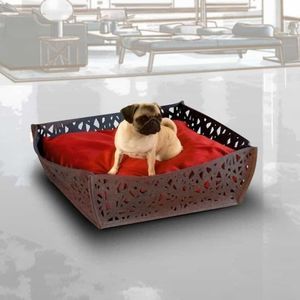 cesta para perros de lana
