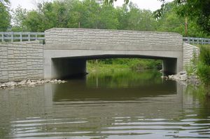 puente de hormigón prefabricado
