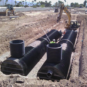 módulo de gestión de aguas pluviales para estanque