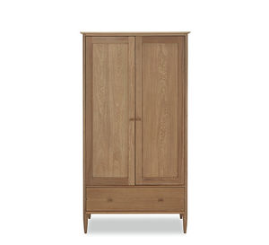 armario contemporáneo / de roble / con puertas batientes / con cajones
