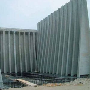 muro de contención de hormigón armado