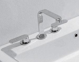 grifo bimando para lavabo