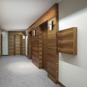 luminaria empotrable de pared