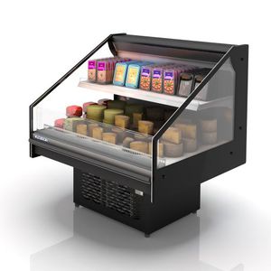 vitrina refrigerada de estantes / para comercio