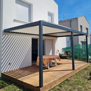 pérgola adosada