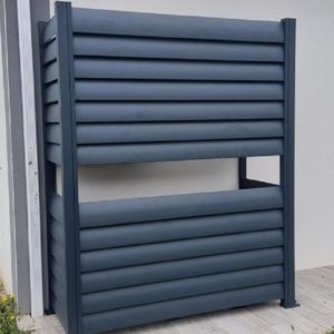 Cubierta de aire acondicionado de aluminio pintado